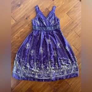 Beautiful purple Coldwater Creek dress - size 8